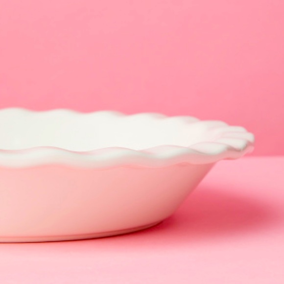 Rae Dunn Blessed Pumpkin 10.5 in. Ceramic Pie Dish Fall Decor New - Picture 2 of 3